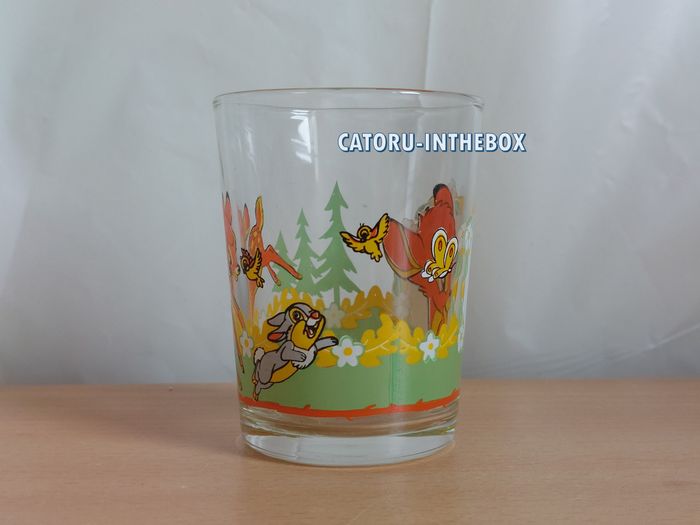 Petit Verre Vintage Disney Bambi & Panpan - photo numéro 2