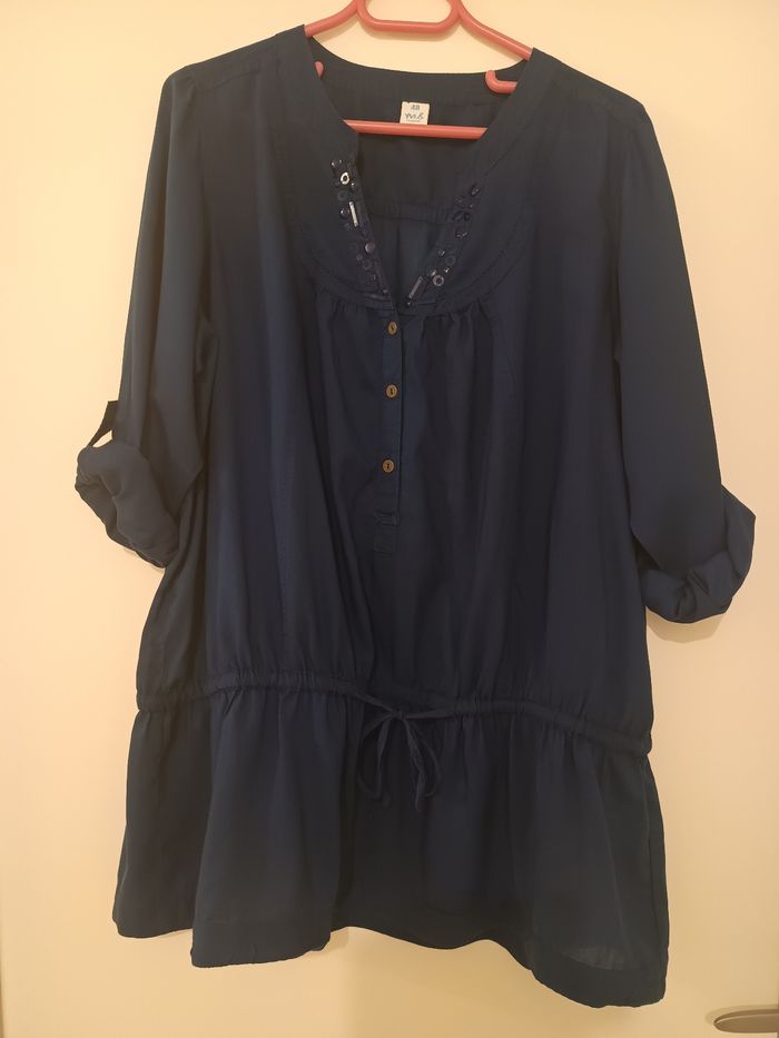 Tunique bleue marine