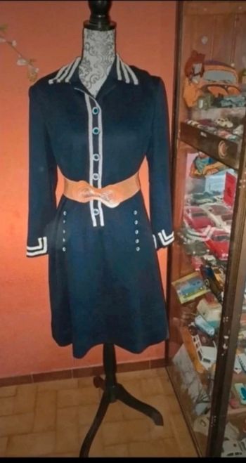 Robe noire doubler vintage T38