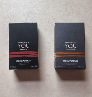 Boîtes vides parfum Emporio Armani Stronger With You