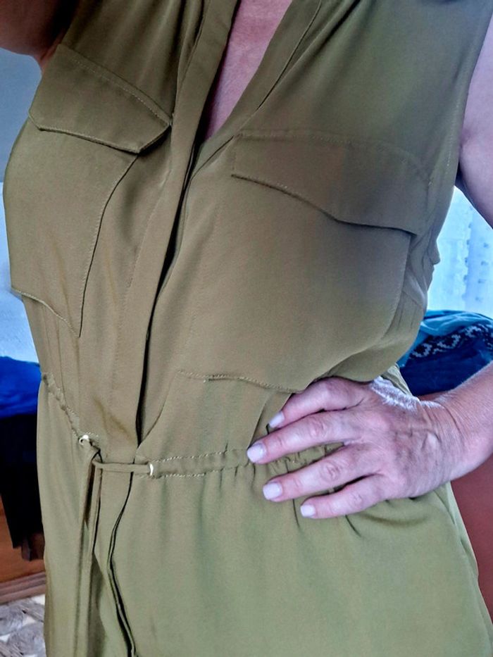 Robe H&M vert olive taille XL - photo numéro 5