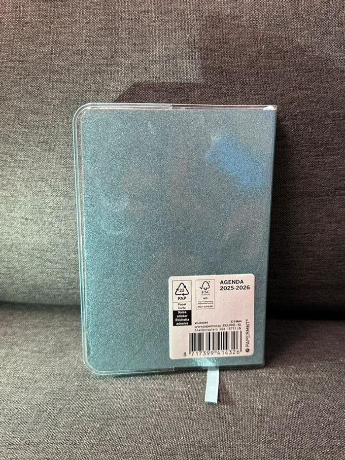 Agenda Turquoise 2025/2026 à Paillettes Format A6 Neuf - photo numéro 3
