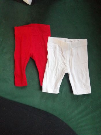 Lot de 2 leggings kiabi 1 mois