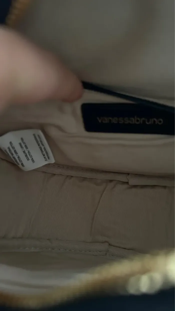 Sac rond Vanessa Bruno “Holly” bleu marine - photo numéro 5