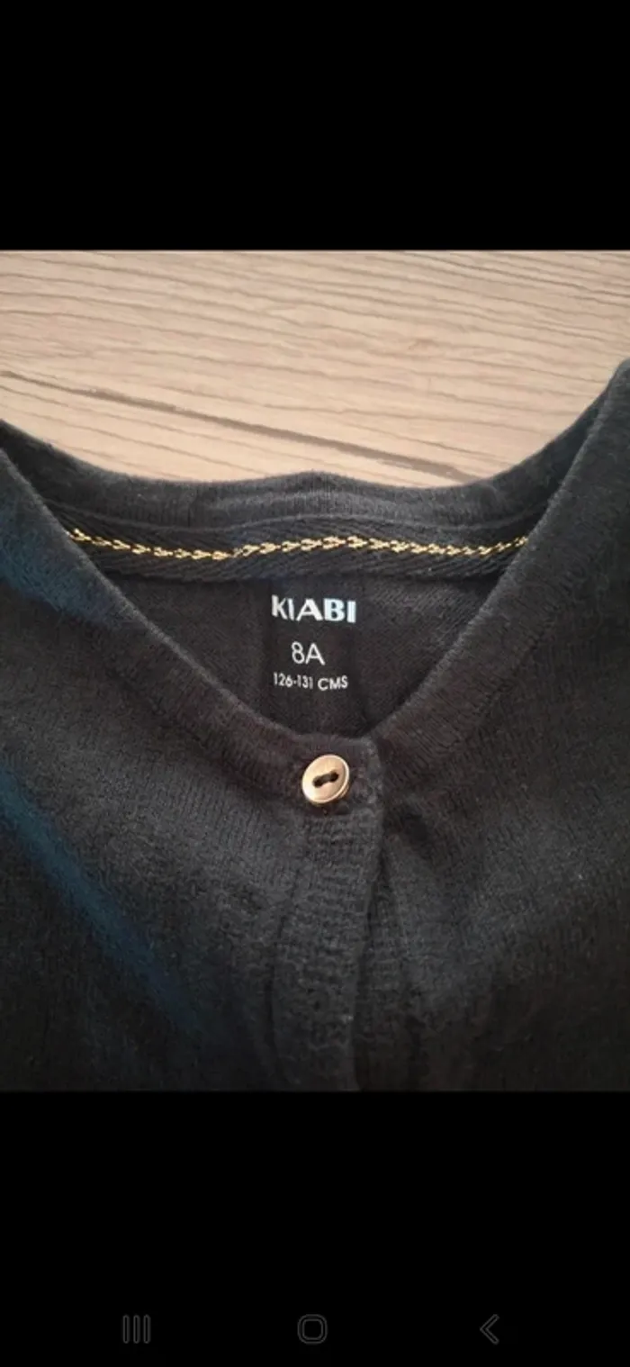 Robe h&m avec gilet kiabi noir 8 ans - photo numéro 8