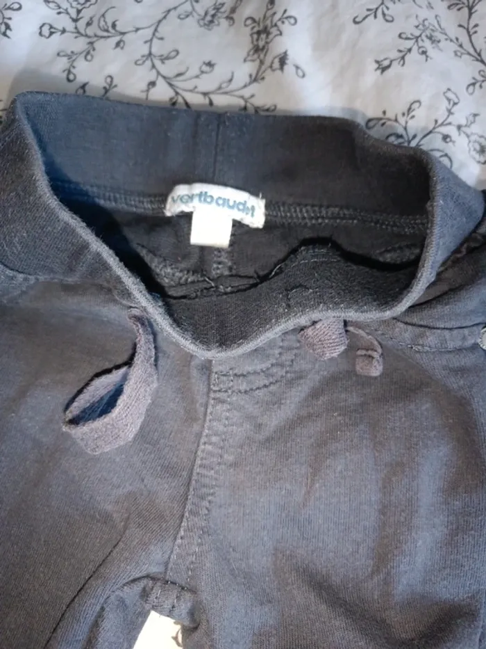Pantalon Vertbaudet bleu gris 67cm - photo numéro 2