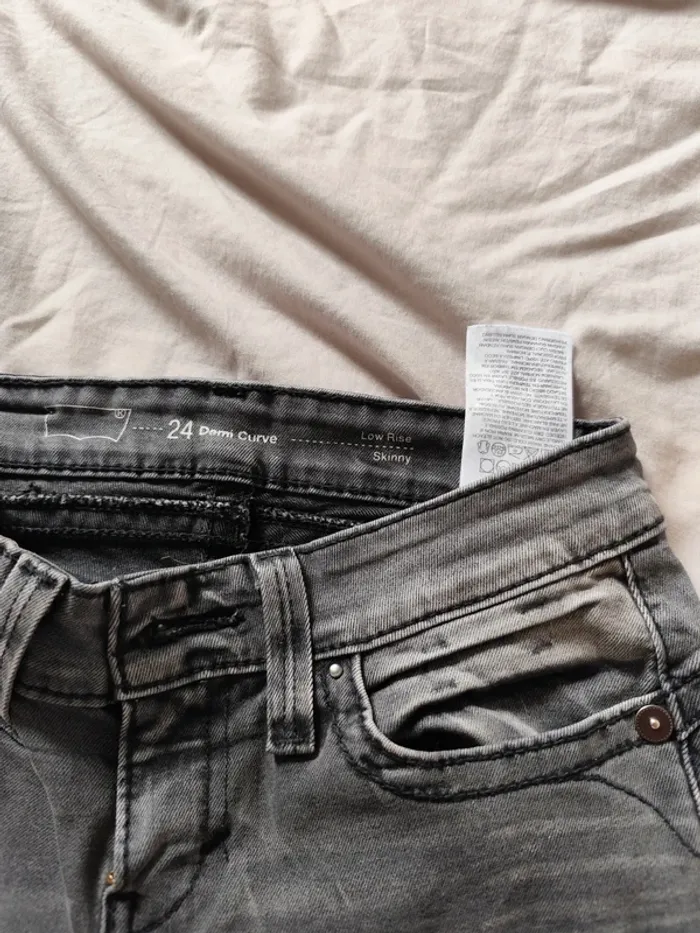 Pantalon skinny Levi's femme taille 34 - photo numéro 4