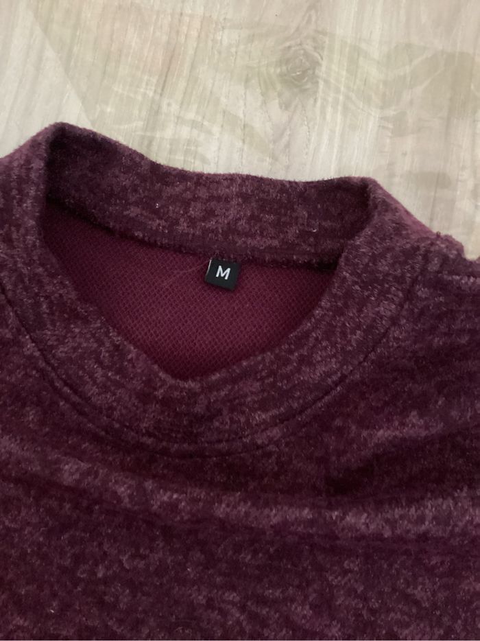 Robe pull bordeaux - photo numéro 3