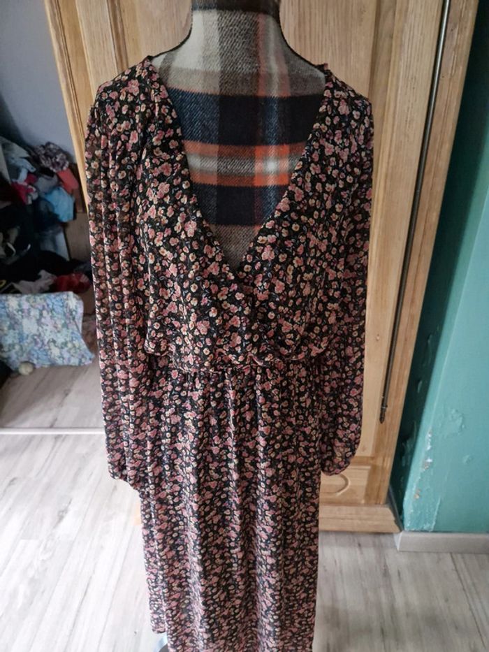 Robe maxi cerise blue taille l Fleurie - photo numéro 2