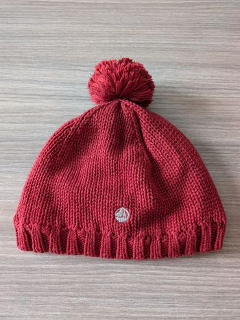 Bonnet rouge petit bateau taille 53