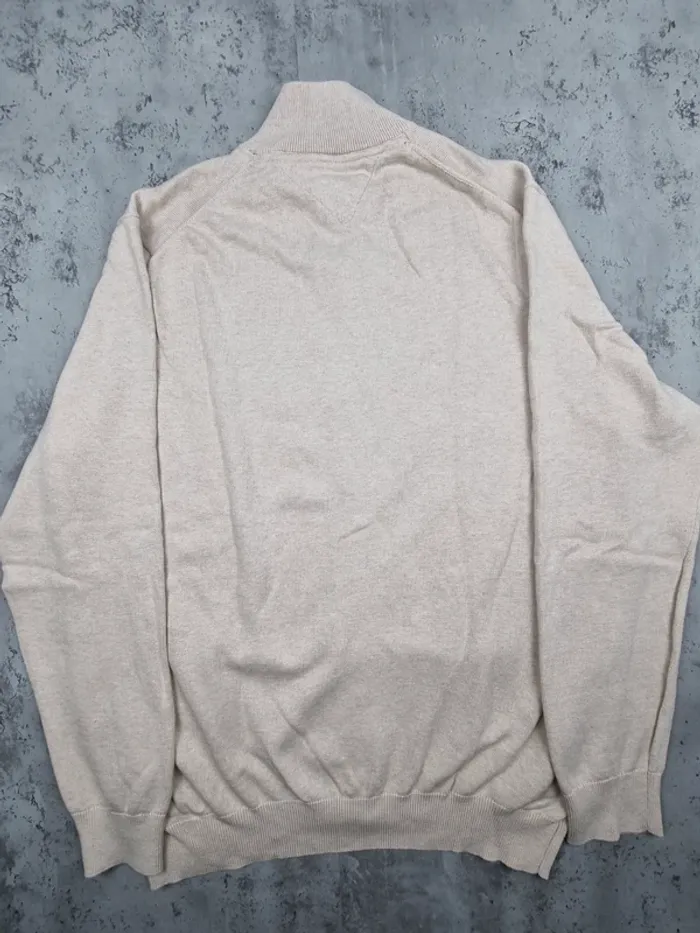 Gilet zippé beige Tommy Hilfiger – Taille XXL Homme (mesures en photos) - photo numéro 4