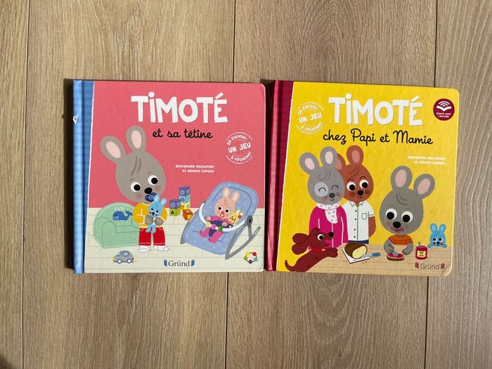 3 livres  Timoté pour enfant