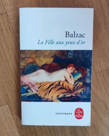 Livre La filles aux yeux d'or - Balzac