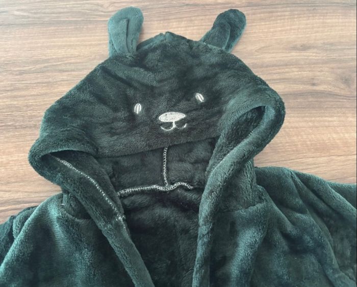 Peignoir vert neuf pour enfant - photo numéro 5