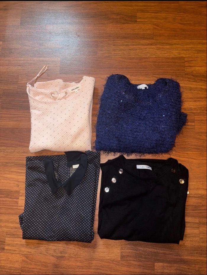 Lots de 4 pulls taille M