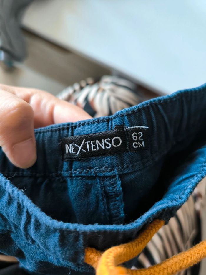 Pantalon 3 mois bleu marine - photo numéro 3