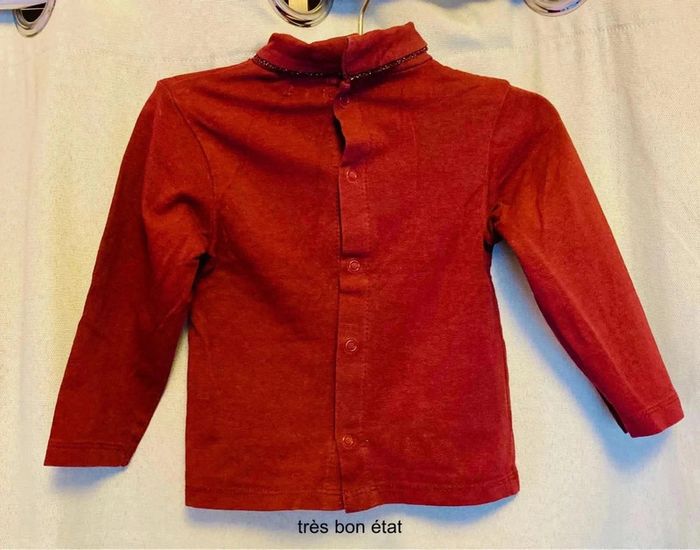 Lot 5 hauts manches longues 9-12 mois - photo numéro 9