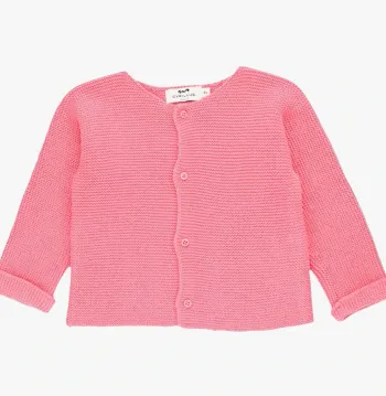 Cyrillus Cardigan 6 mois en tricot de coton