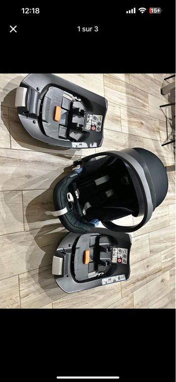 Cosy cybex avec 2 base 