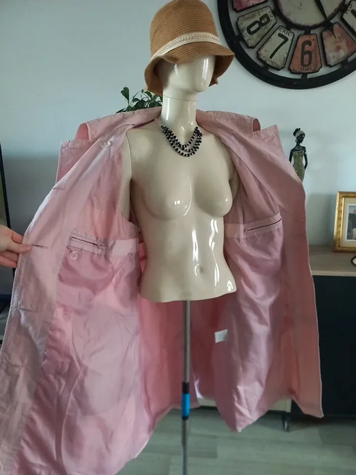 Manteau mi-long femme T44 - photo numéro 10