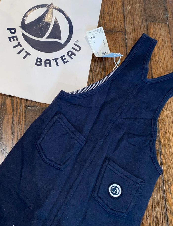 salopette Petit Bateau 6 mois neuf avec étiquette - photo numéro 2