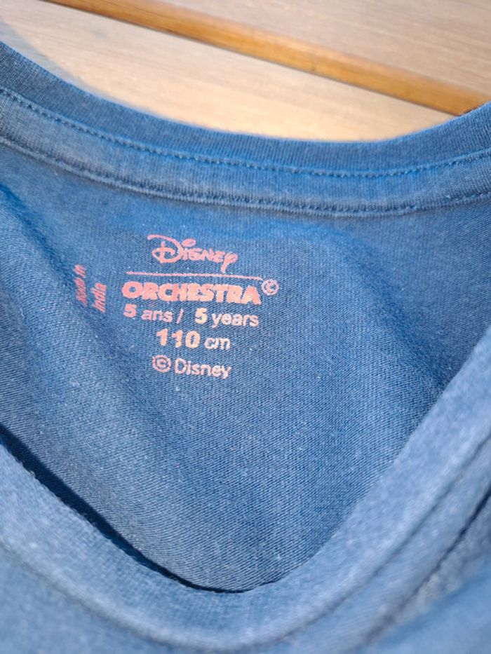 Tee-shirt marine mickey taille 3/4 ans - photo numéro 3