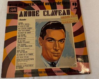 Vinyle 33 Tours, André Claveau du music-hall aux vedettes 2