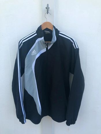 Adidas track jacket noire L