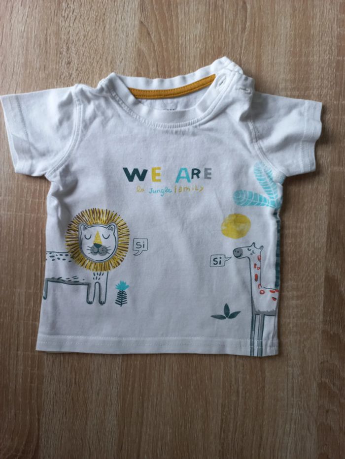 t-shirt manches courtes 3 mois