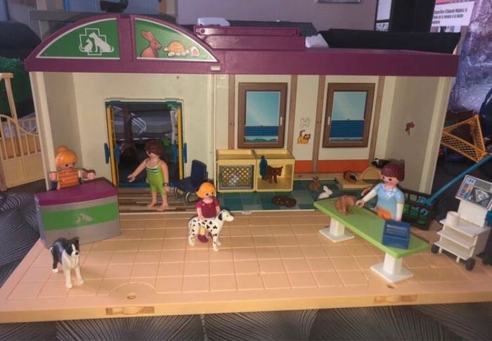 Vétérinaire playmobils transportable