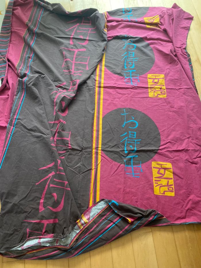 Parure Housse de couette double face + 2 taies oreiller - photo numéro 3