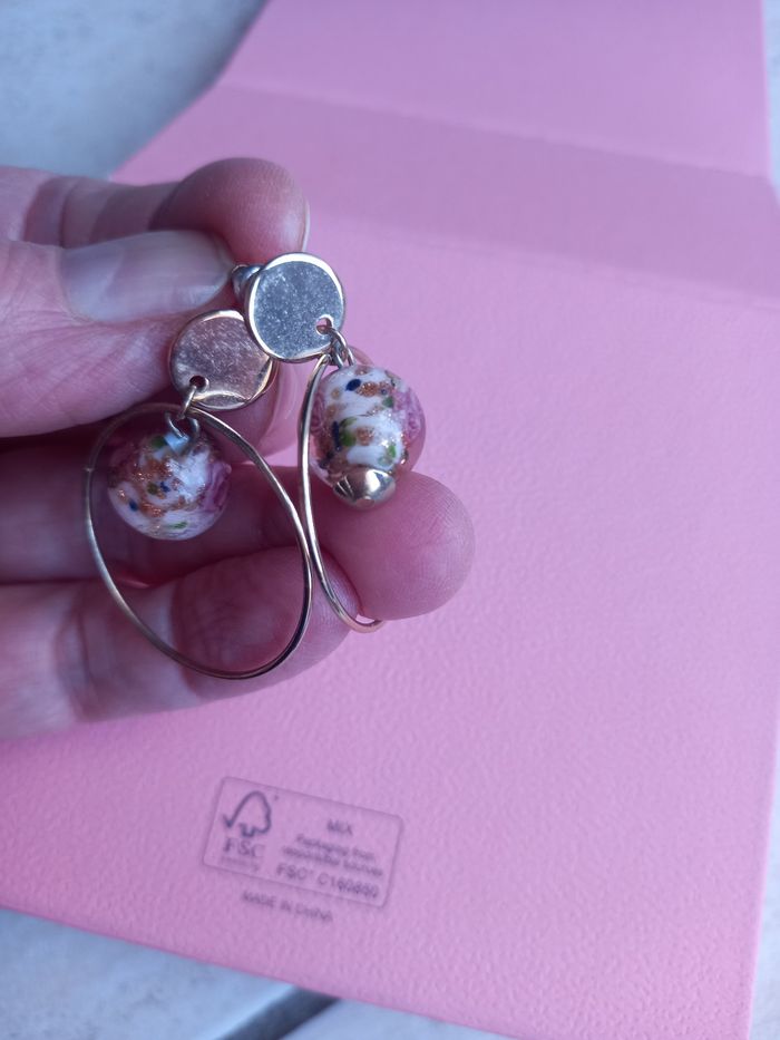 Boucles d'oreilles fantaisie - photo numéro 3