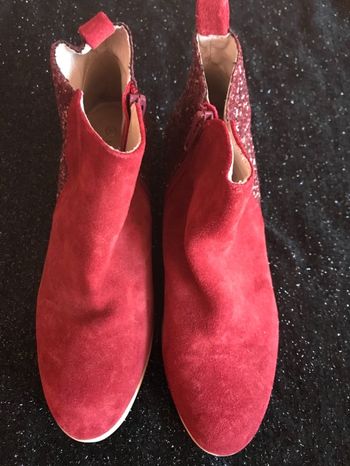 Bottines bordeaux taille 37 * prix 🏷 3e * kiki60230
