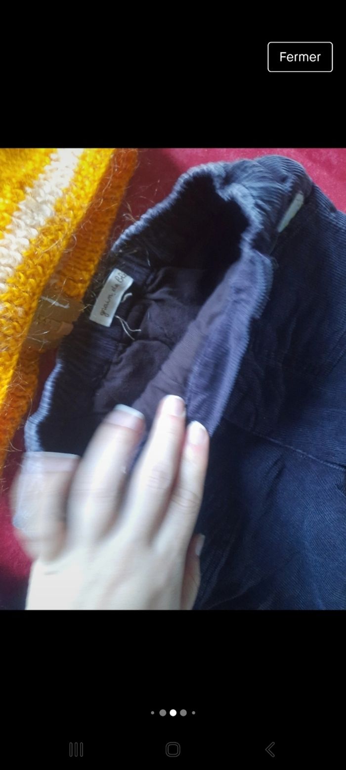 Lot vêtements 3ans pull pantalon chaussons collant - photo numéro 6