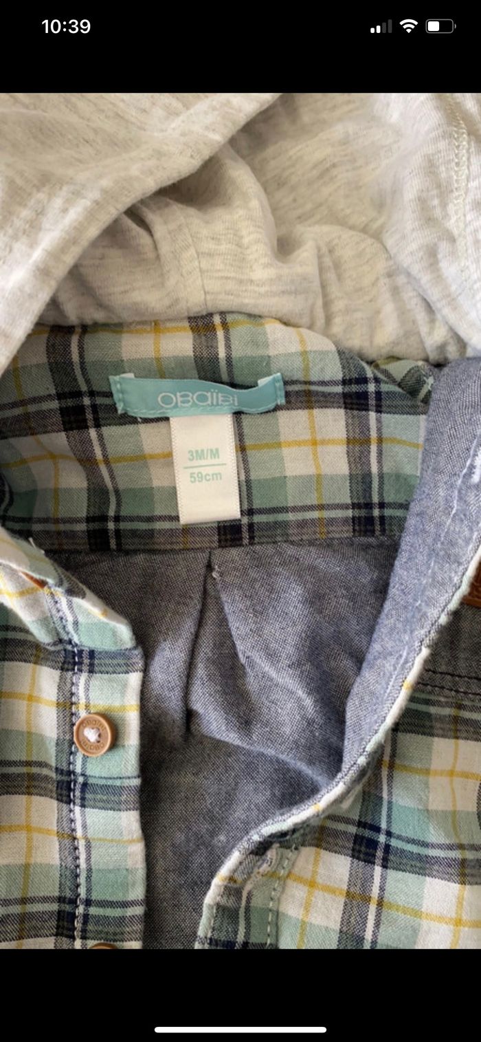 Salopette et chemise obaidi - photo numéro 6