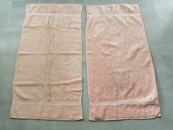 lot de 2 serviettes saumon 92 x 48 cm