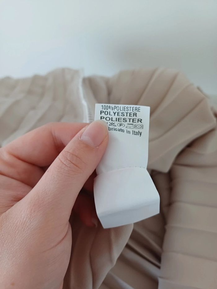 Robe longue dorée asymétrique Copperose taille S 36 - photo numéro 8