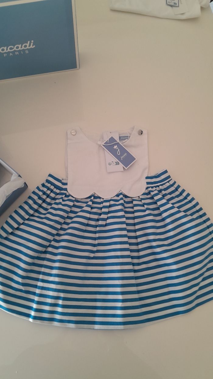 Ensemble robe boomer neufs jacadi 6 mois - photo numéro 3