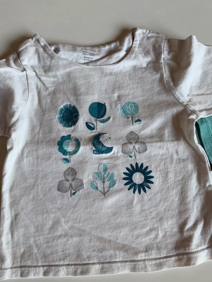 Lot 2 tee-shirts manches longues - photo numéro 2