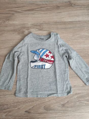 Tee shirt manches longues 24 mois garçon