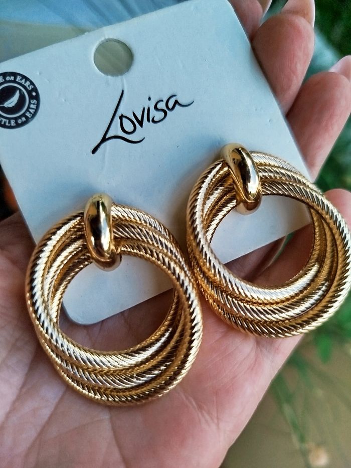 Grosses Boucles d'oreilles LOVISA - photo numéro 3