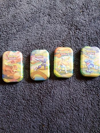Pokémon Mini Tin – Art Set 4 boîtes FR scellées