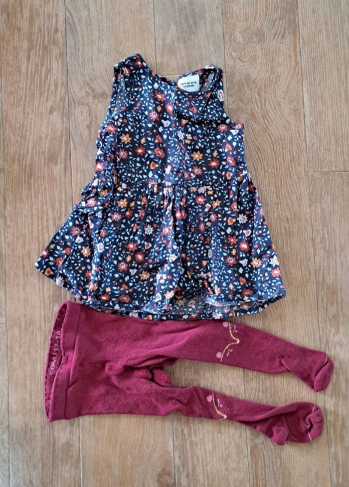 Robe et collant