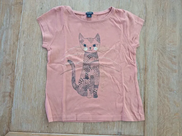 Tee shirt 4 ans chat