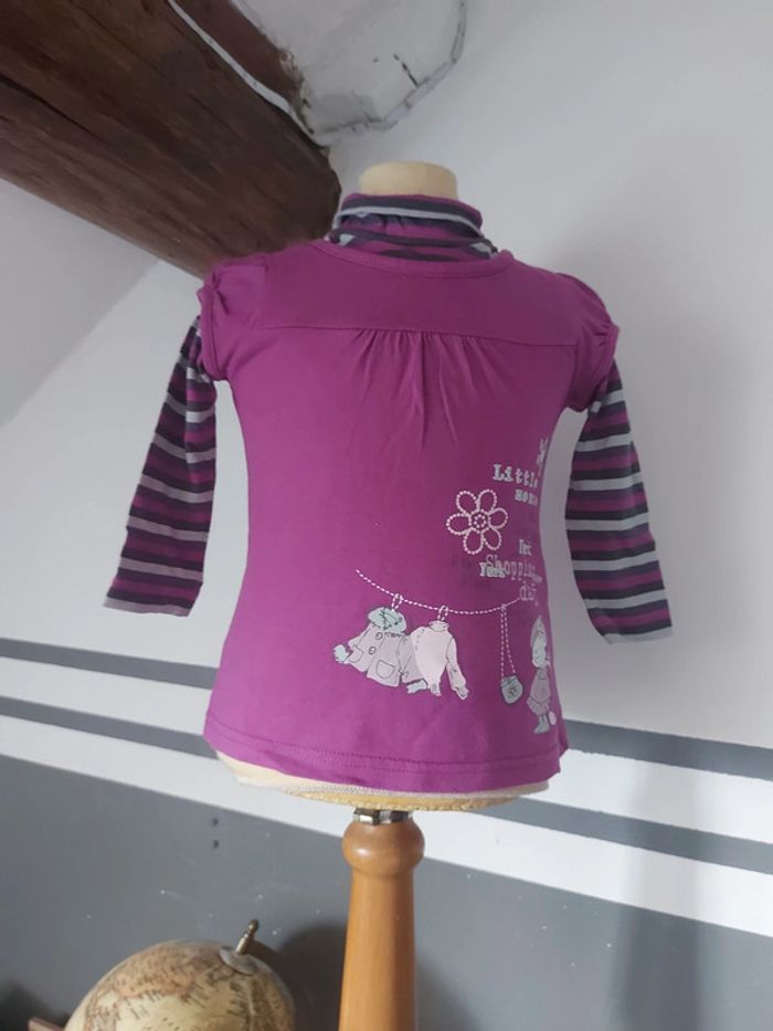 Tee shirt fille 12 mois - photo numéro 2