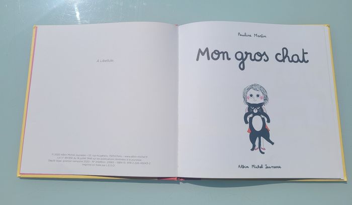 🐱 Mon gros chat 🐱 livre albin michel jeunesse - photo numéro 3