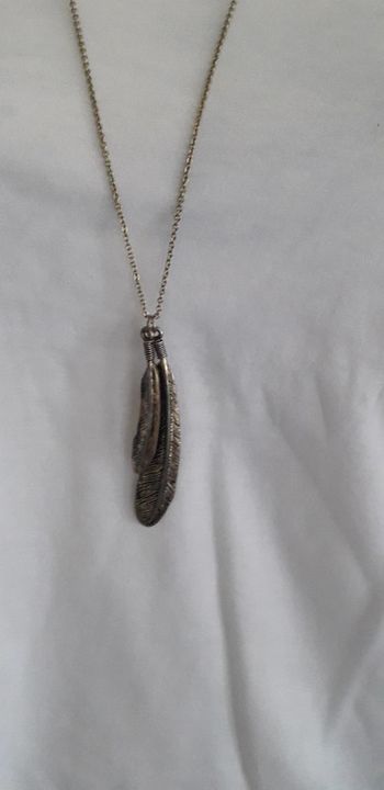 Collier sautoir plumes claire's