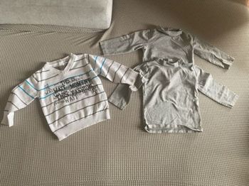 Lot bébé garçon 18 mois polos + pull