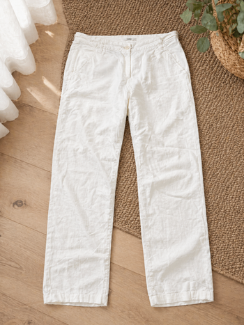 Pantalon en lin blanc cassé Closed femme T46 – léger et élégant