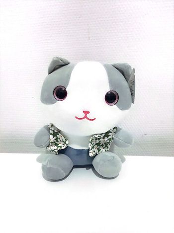 Peluche chat, état neuf dans l'emballage
